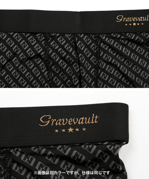 グレイブボールト Gravevault Logo type メンズ ローライズ ボクサーパンツ 別注カラー 【メール便】 cts